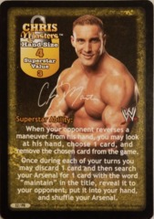 Chris Masters face card PROMO